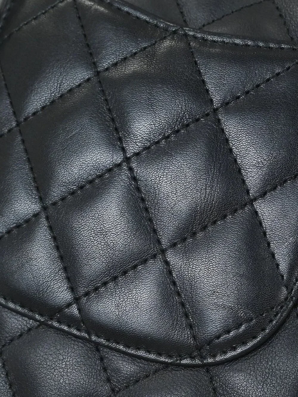 Chanel Black Calfskin Cambon Ligne Shoulder Bag 115829